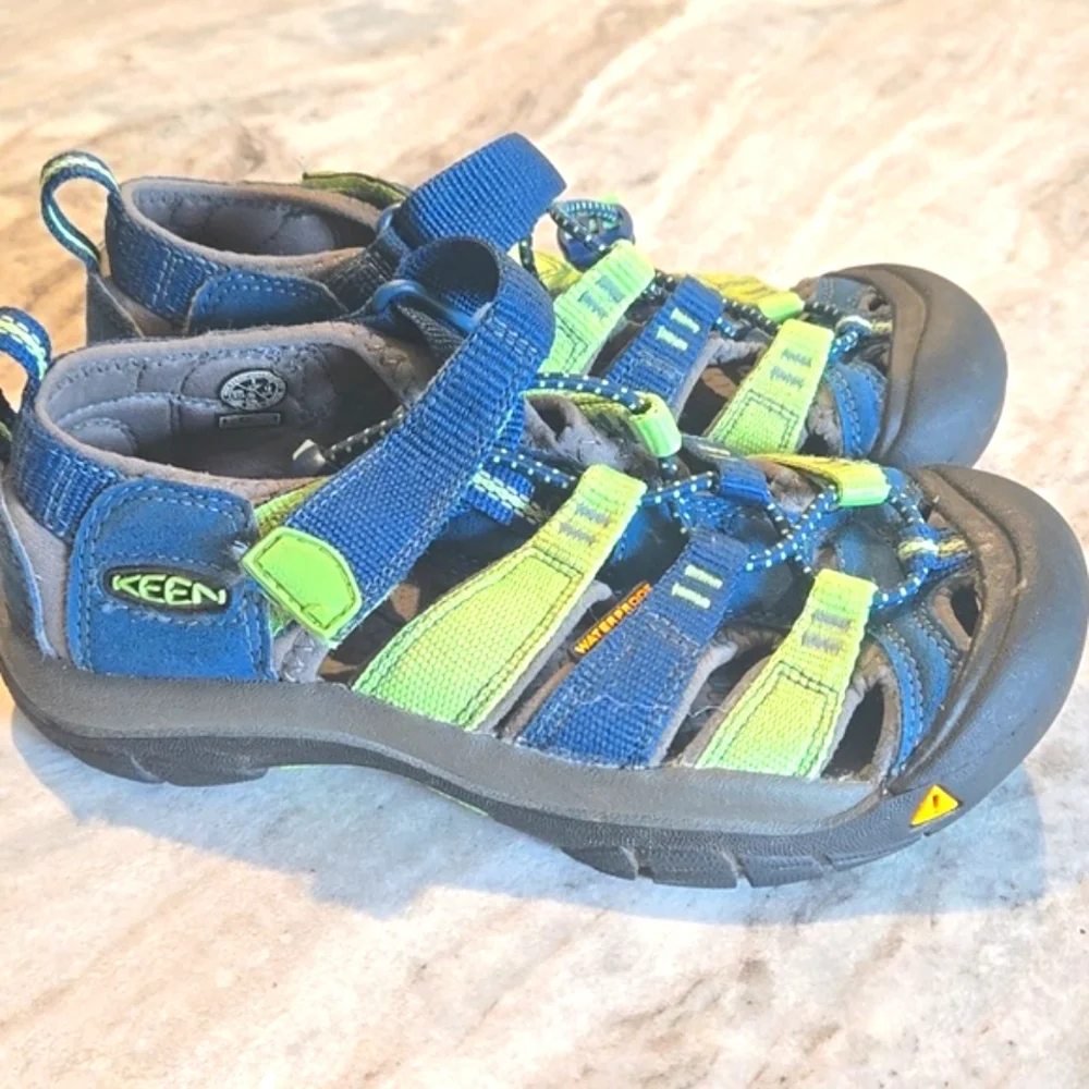 Kids Keen Outdoor Adventure‎ Sandals - Blue and Green